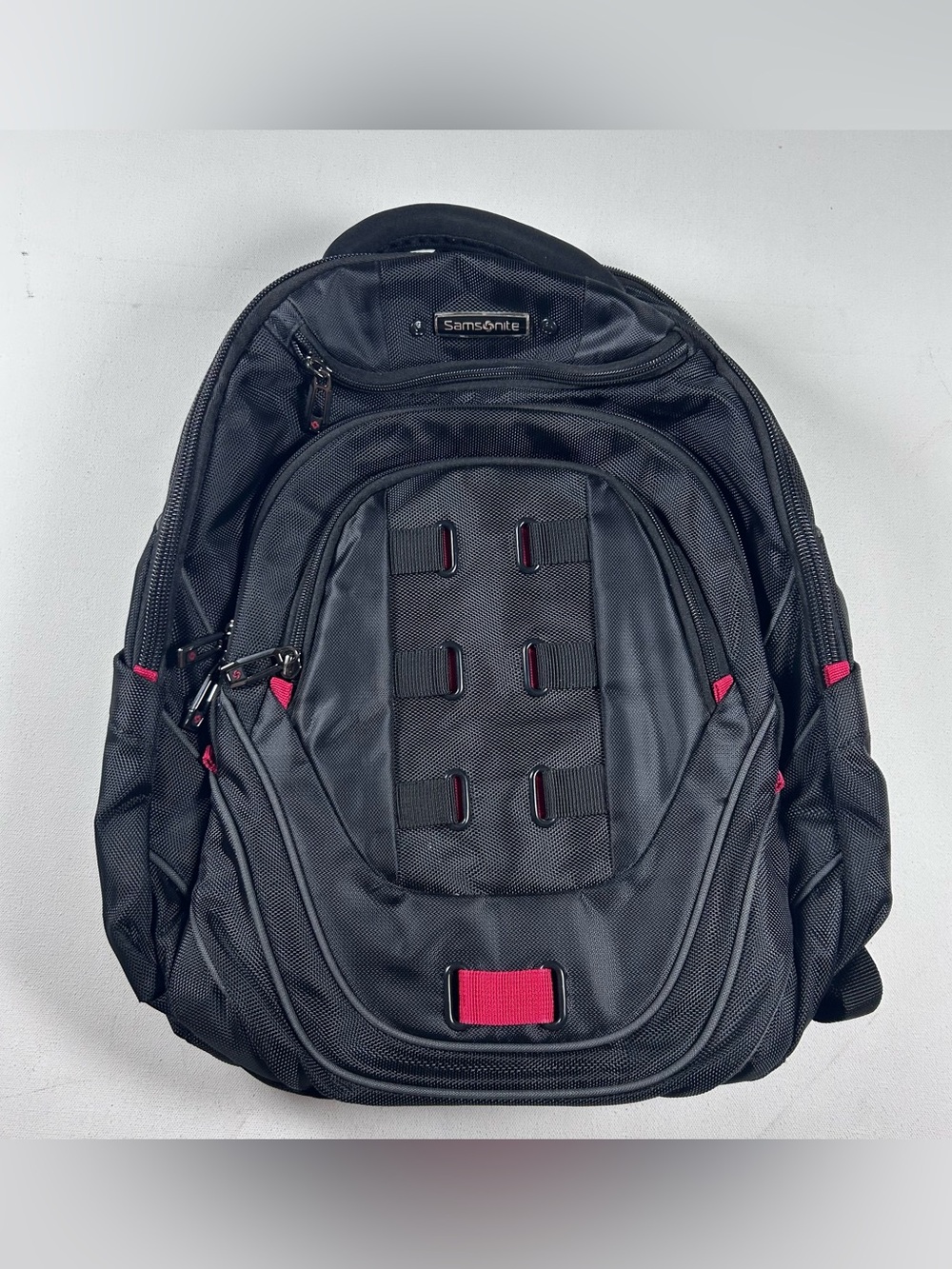NEW Samsonite Tectonic X , 17" Laptop Backpack - Black/Red (19" x 13" x 8")